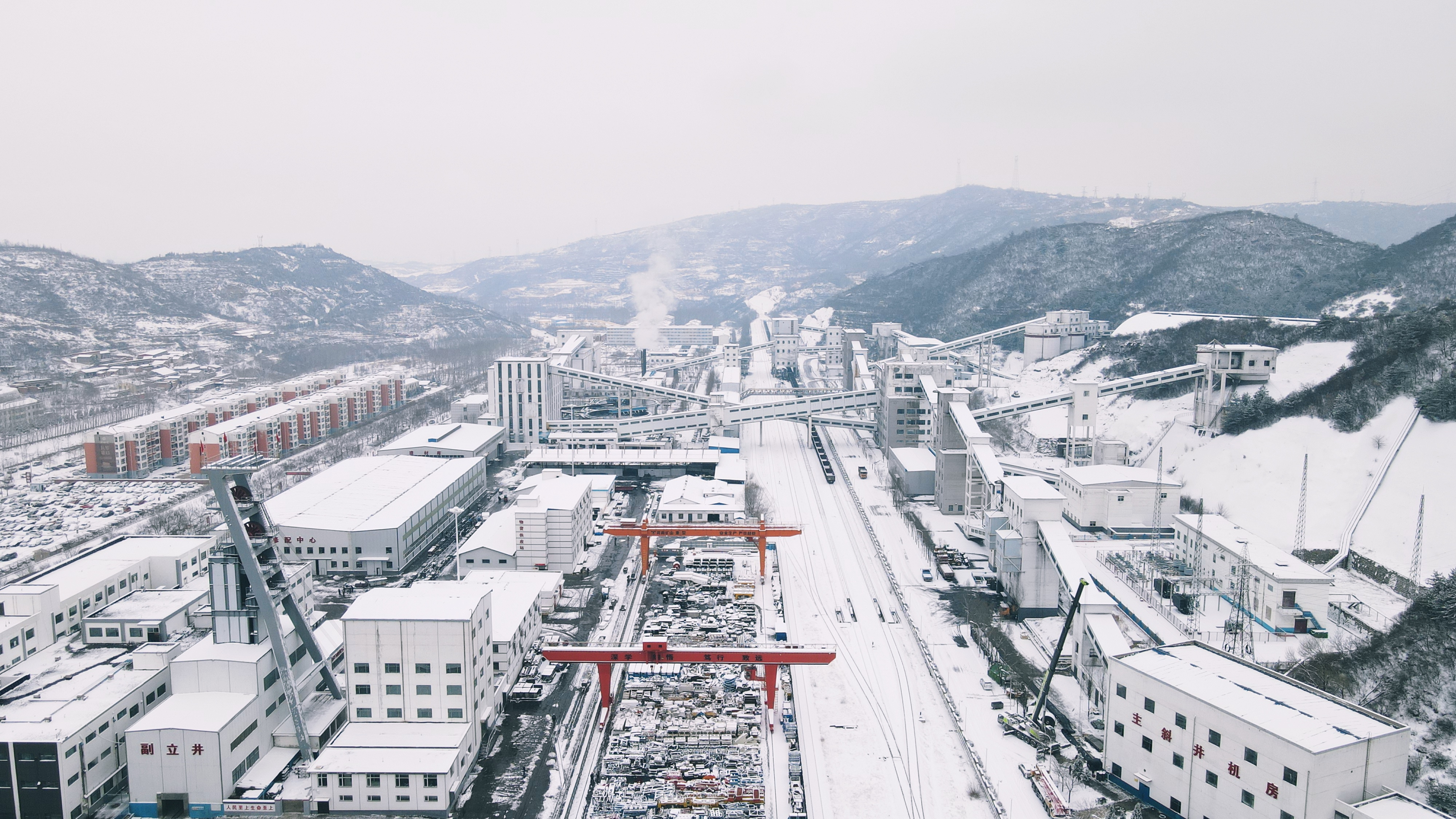 寺家庄雪景